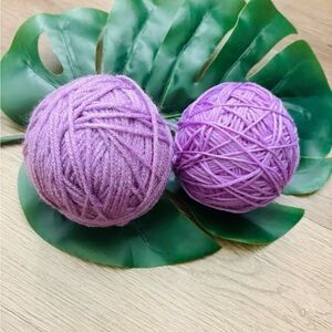 Purple Yarn Balls 🧶